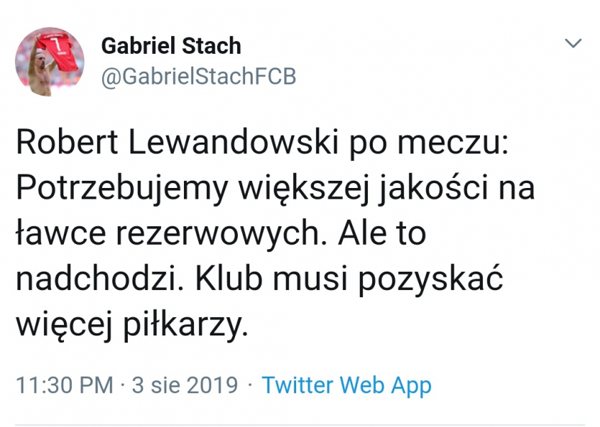 SŁOWA Lewandowskiego po porażce z BVB!
